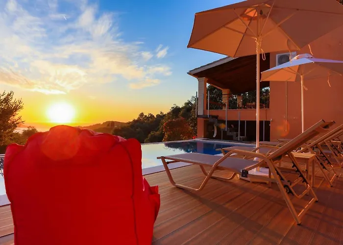 Sunset House וילה Karousádes
